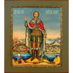 Готовая икона Александра Невского